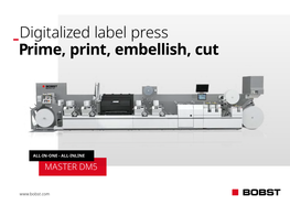 ˍdigitalized Label Press Prime, Print, Embellish
