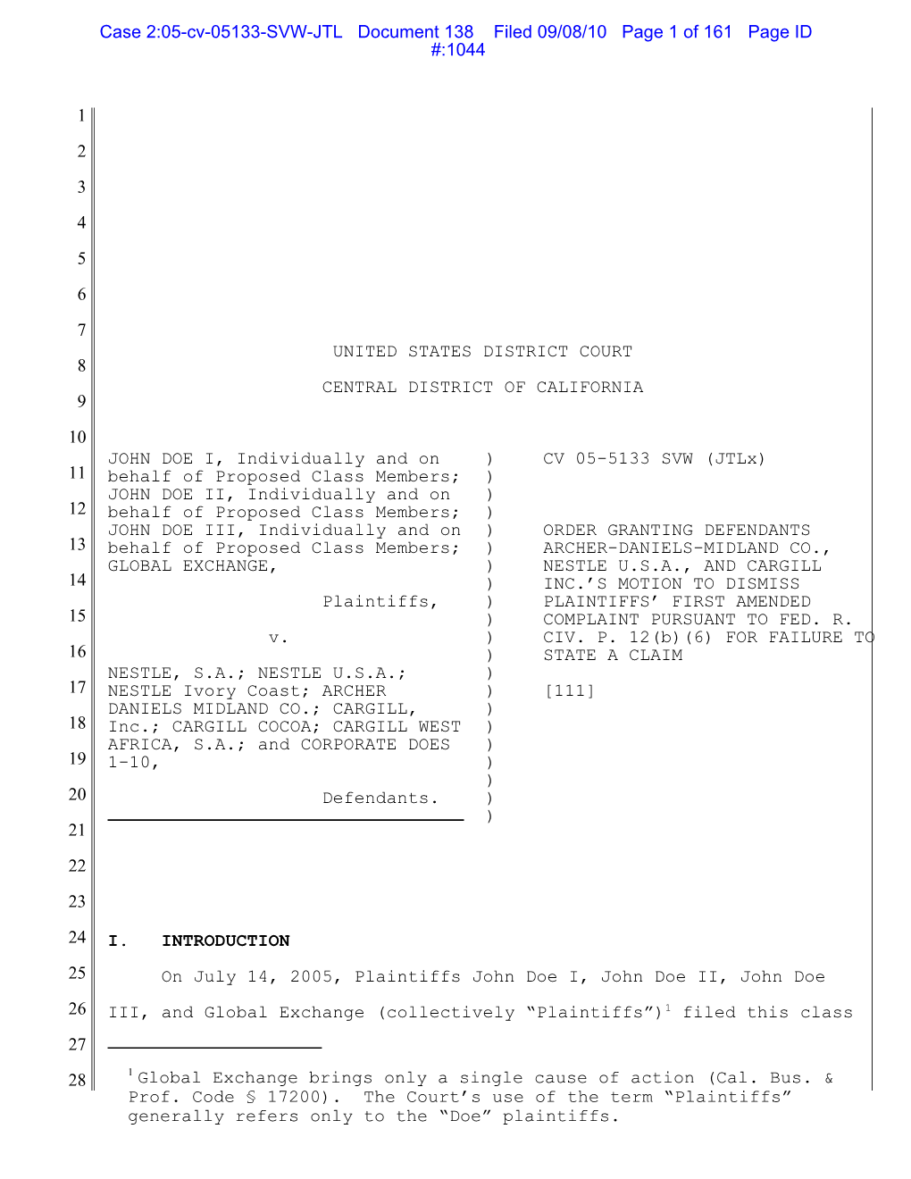 Nestle-District-Court-Dismissal-Order