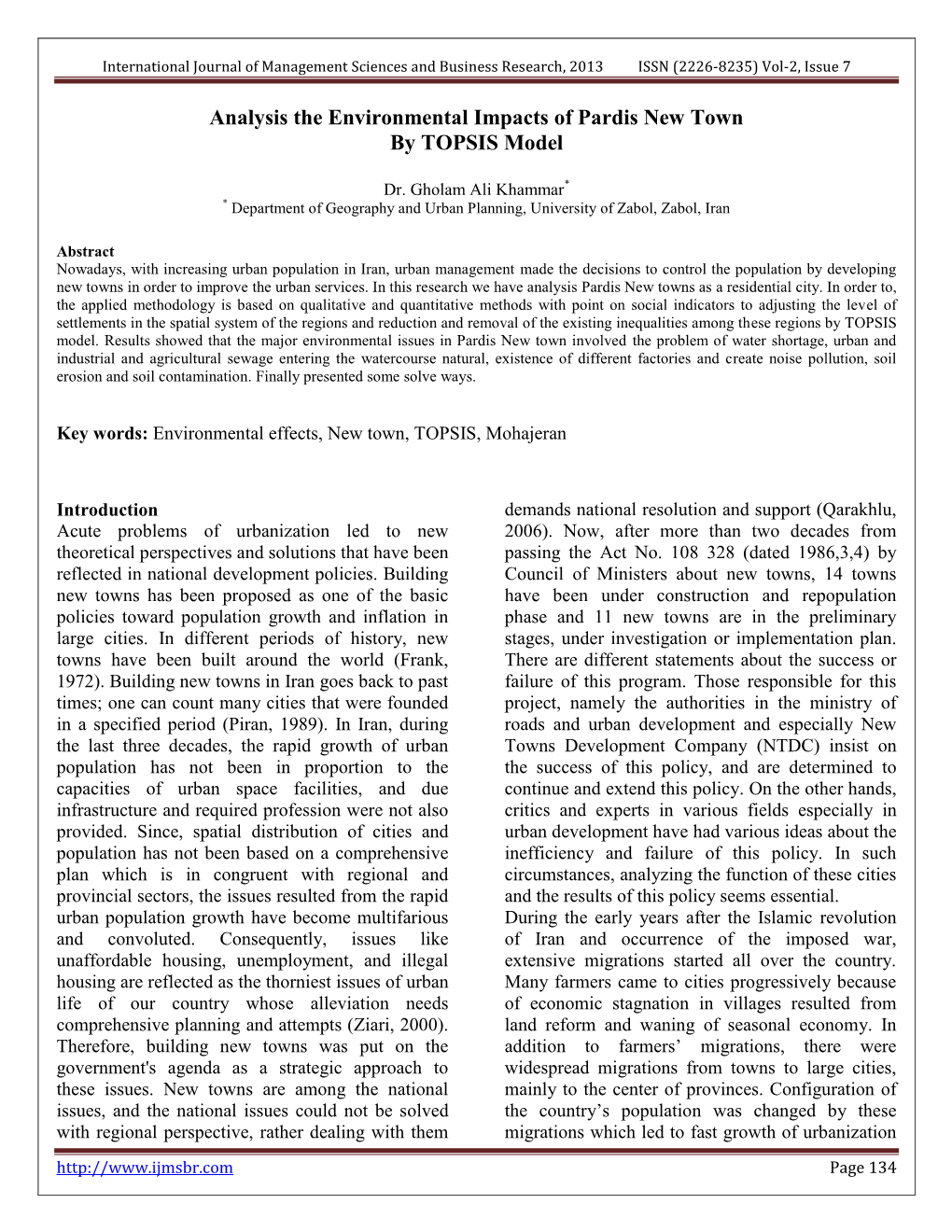 Vol-2, Issue 7