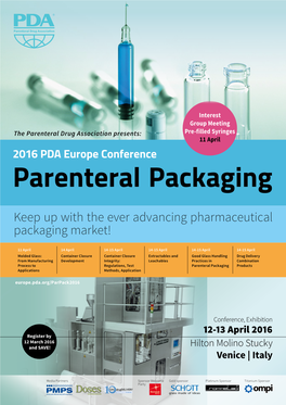 Parenteral Packaging