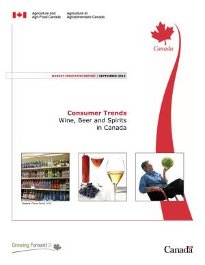 Consumer Trends Wine, Beer and Spirits in Canada