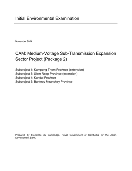 42361-013: Medium-Voltage Sub-Transmission Expansion