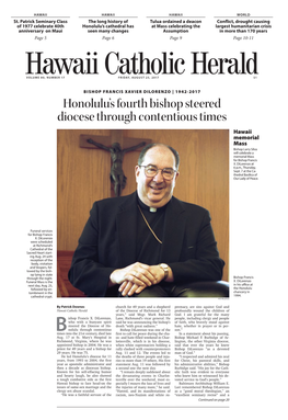 Honolulu's Fourth Bishop Steered Diocese Through Contentious Times