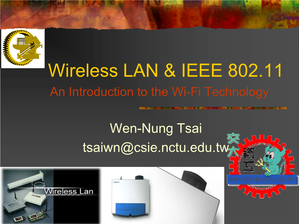 Wireless LAN & IEEE 802.11