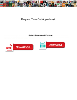 Request Time out Apple Music