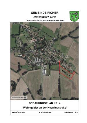 Gemeinde Picher Amt Hagenow-Land Landkreis Ludwigslust-Parchim