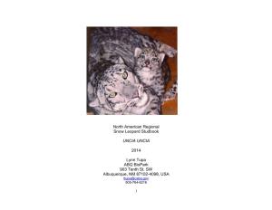 North American Regional Snow Leopard Studbook