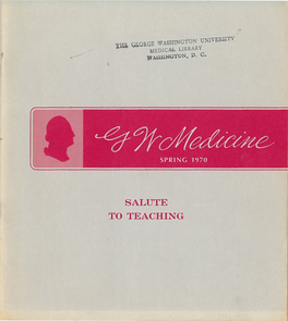 GW Medicine, Spring 1970