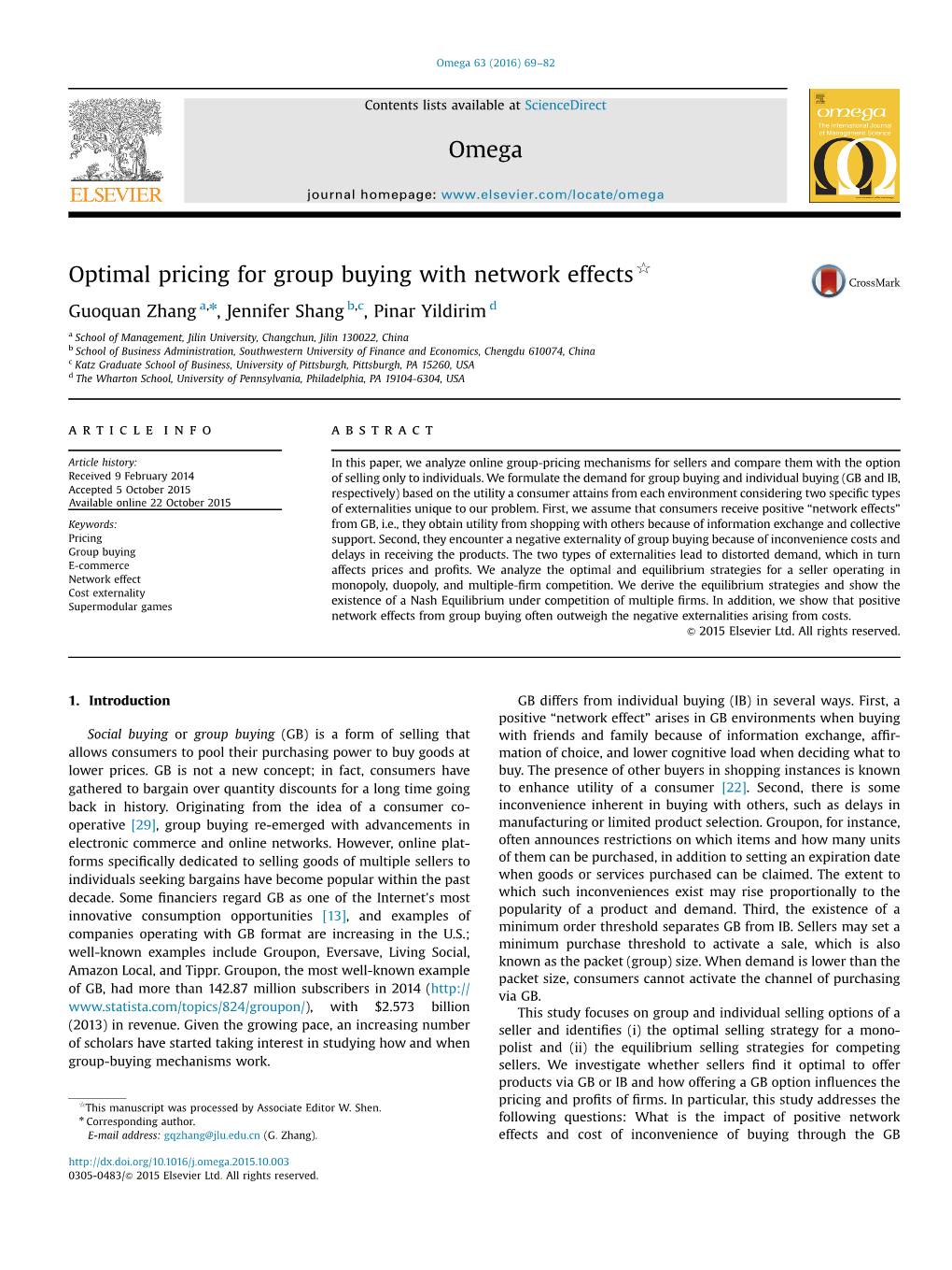 Optimal Pricing for Group Buying with Network Effects$