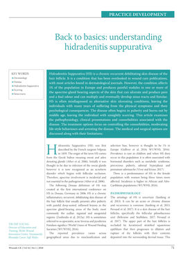 Back to Basics: Understanding Hidradenitis Suppurativa