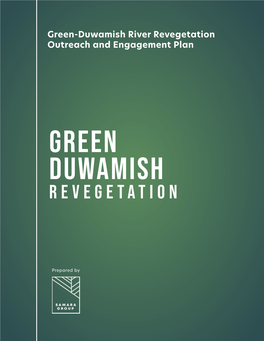 Green-Duwamish River Revegetation Outreach and Engagement Plan
