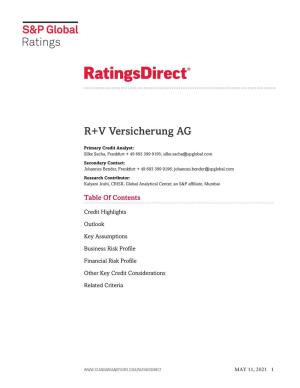 R+V Versicherung AG