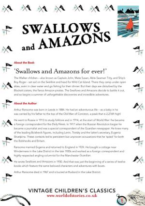 'Swallows and Amazons for Ever!'