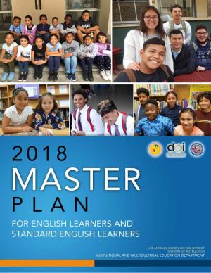 L.A. Unified's 2018 Master Plan for Els and Sels