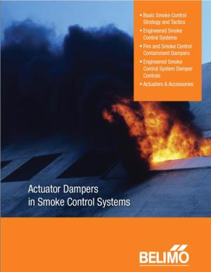 Actuated Dampers in Smoke Control Systems