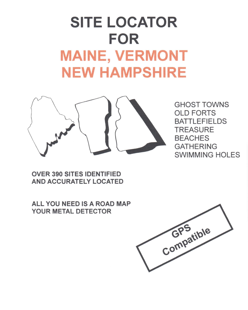 Site Locator for Maine, Vermont, & New Hampshire