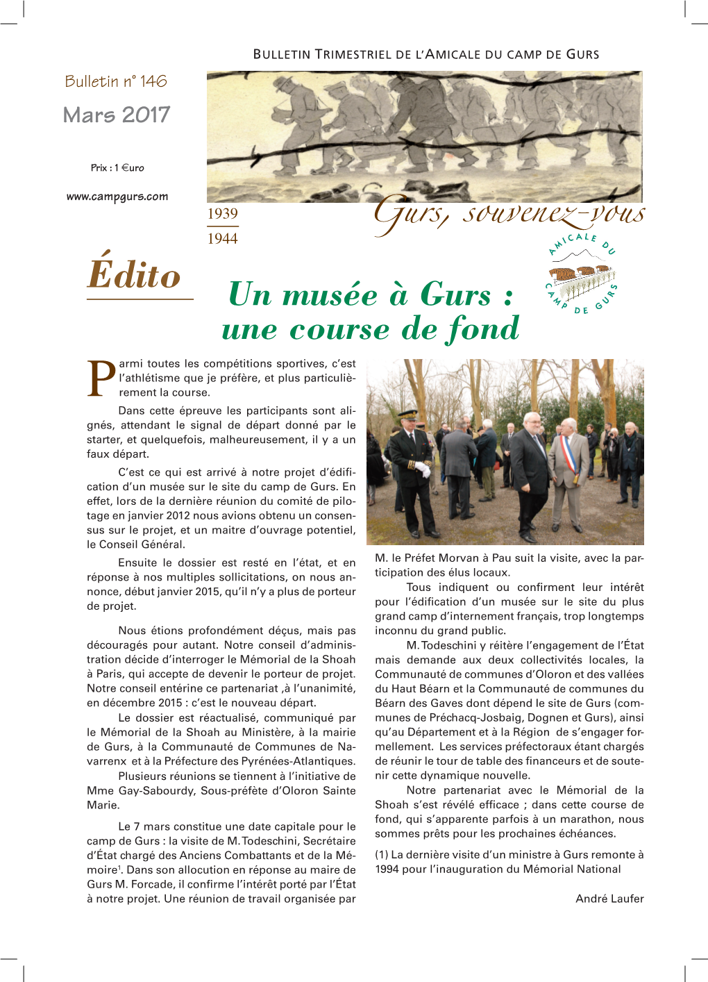 Bulletin N° 146 Mars 2017