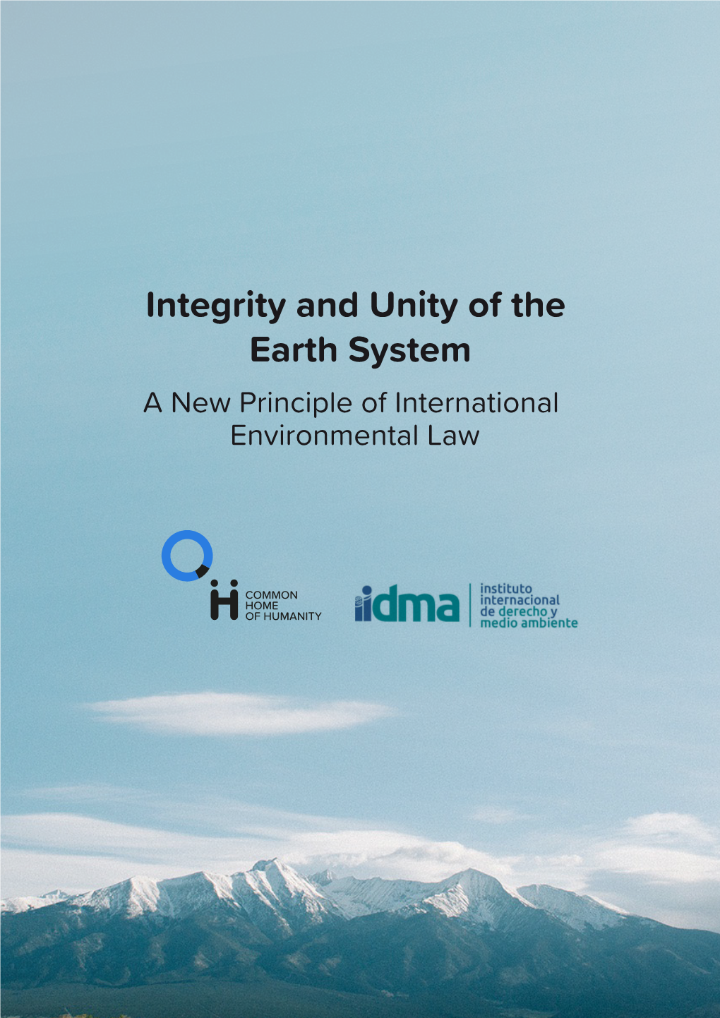 Integrity and Unity of the Earth System