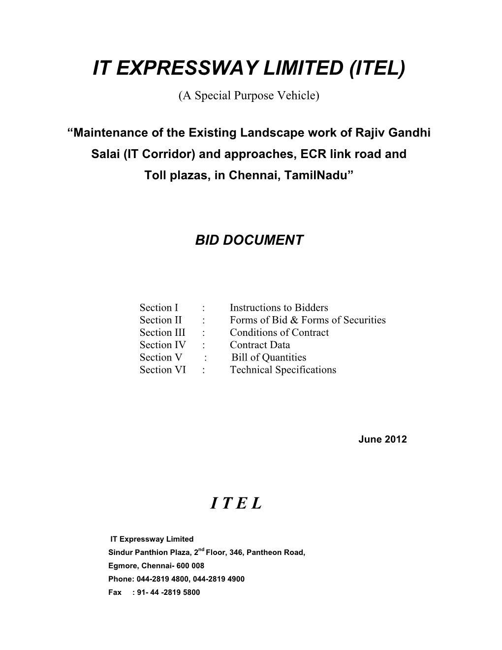 It Expressway Limited (Itel)