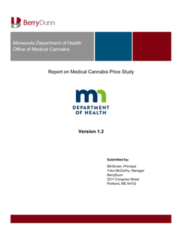 Report on Medical Cannabis Price Study