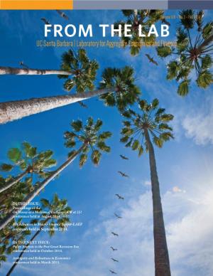 FROM the LAB UC Santa Barbara | Laboratory for Aggregate Economics and Finance