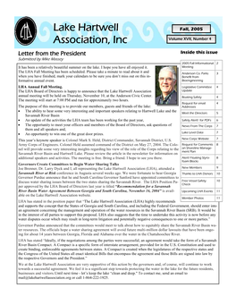 LHA News Fall 05