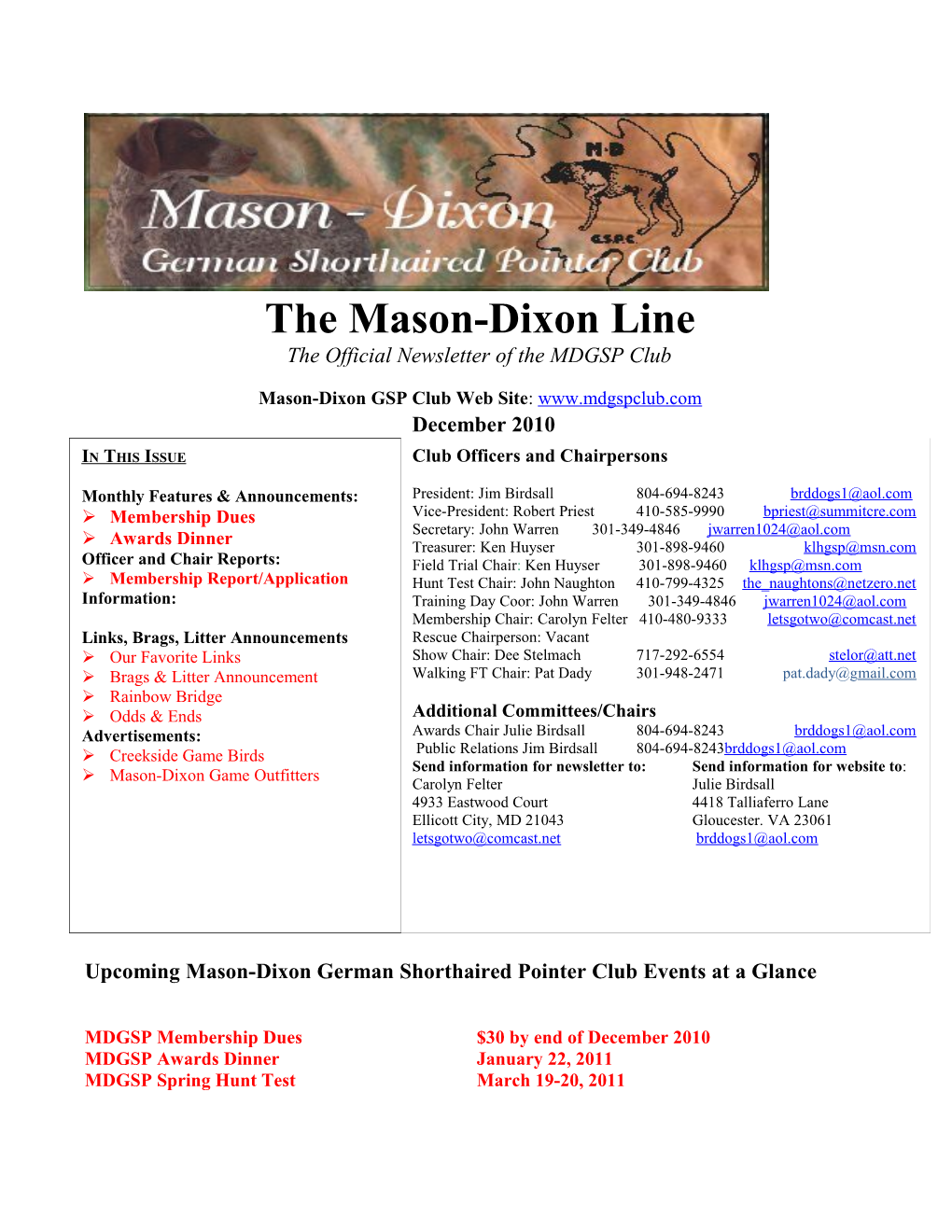 The Mason-Dixon Line