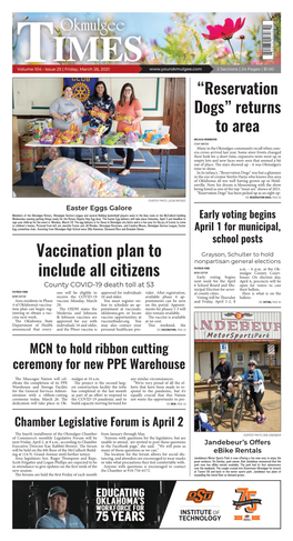 Okmulgee Times COMMUNITY Friday, March 26, 2021 Ms