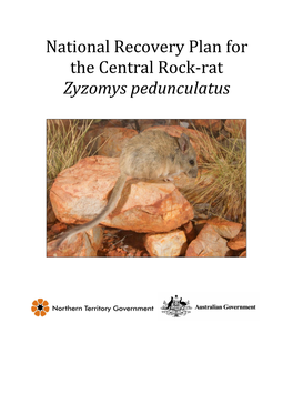 Draft National Recovery Plan for the Central Rock-Rat Zyzomys Pedunculatus