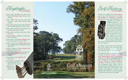 Golf Museum Brochure.Pdf