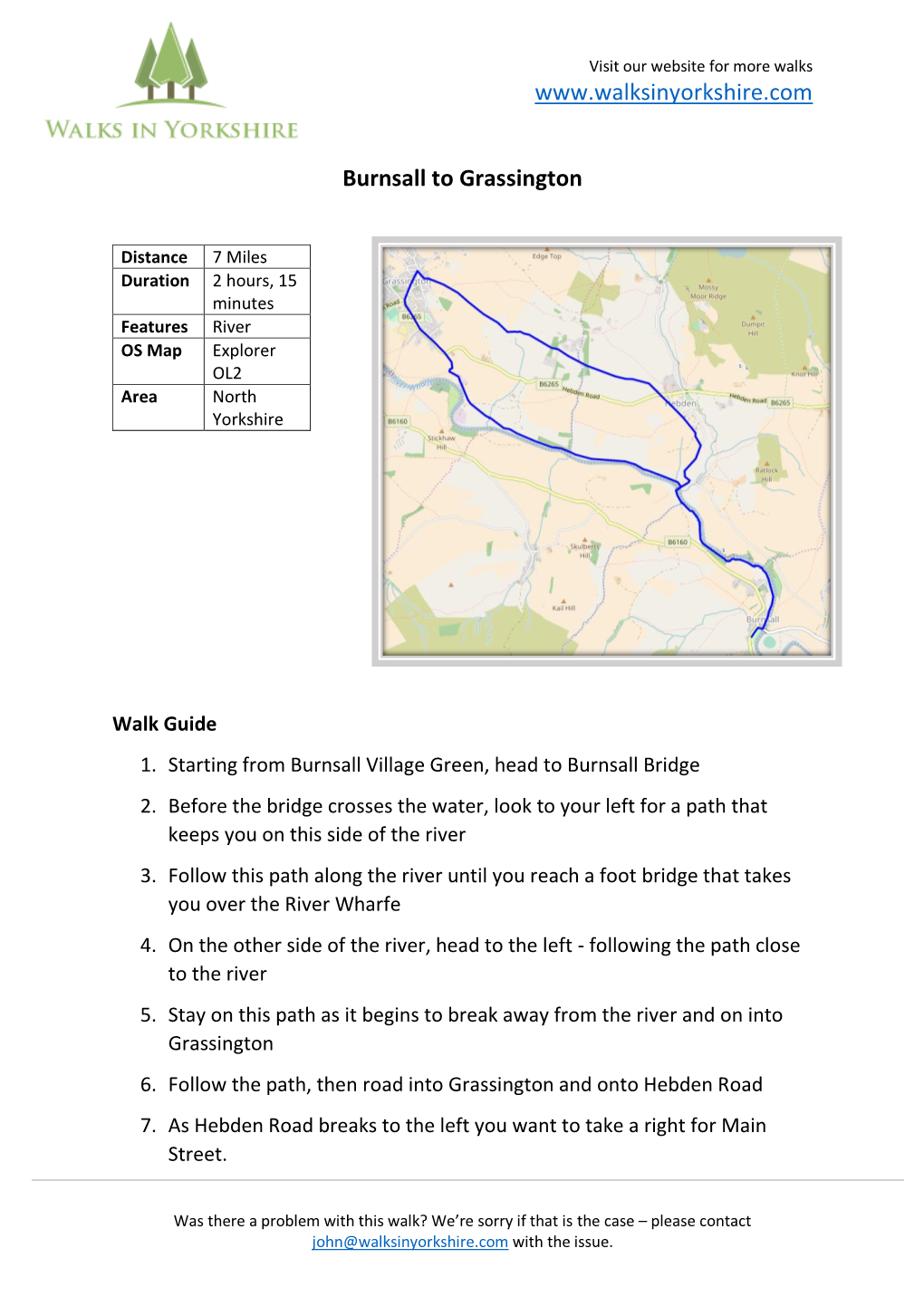 Burnsall to Grassington