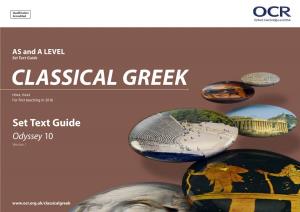 OCR AS and a Level Classical Greek Set Text Guide: Odyssey 10