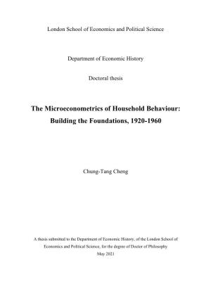 The Microeconometrics of Household Behaviour
