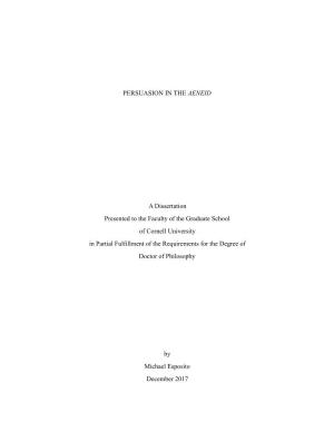 Esposito,Michael Dissertation Persuasion in the Aeneid