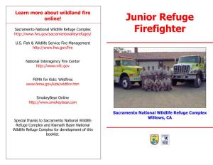 Junior Refuge Firefighter Quiz Firefighter Badge