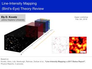 Line-Intensity Mapping (Bird’S-Eye) Theory Review