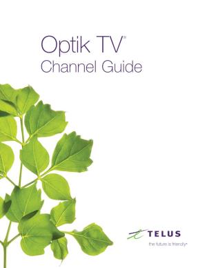 Optik TV Channel Listing Guide 2018