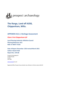 The Range, Land Off A350, Chippenham, Wilts