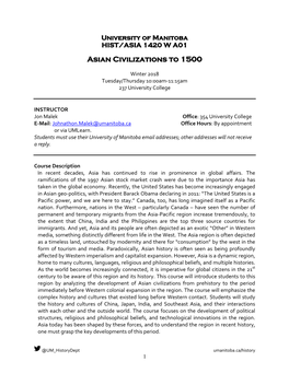 Asia/Hist 1420