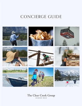 Concierge Guide Dining