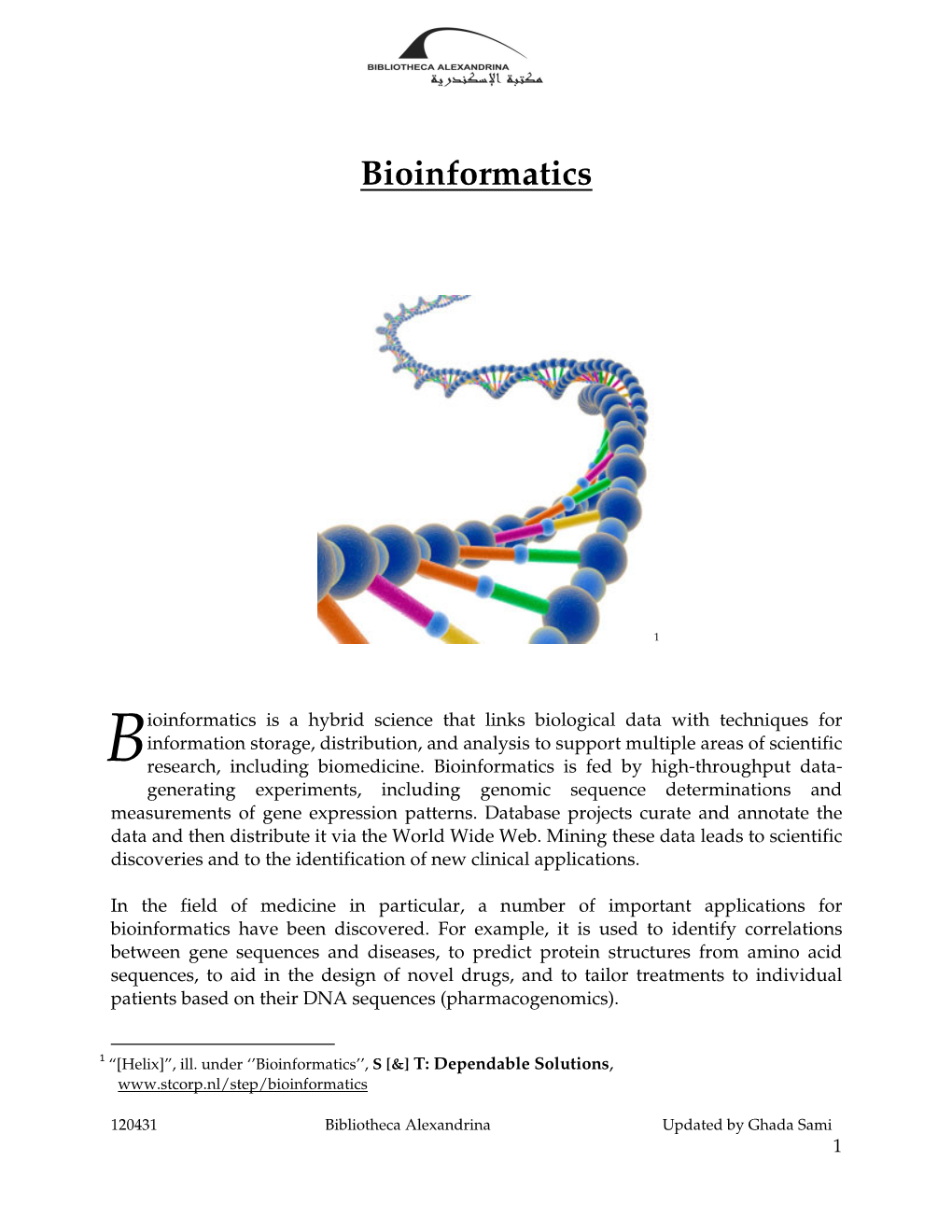 Bioinformatics