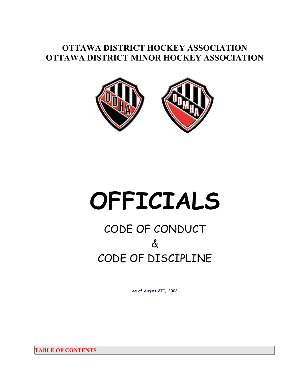 Ottawa District Hockey Association