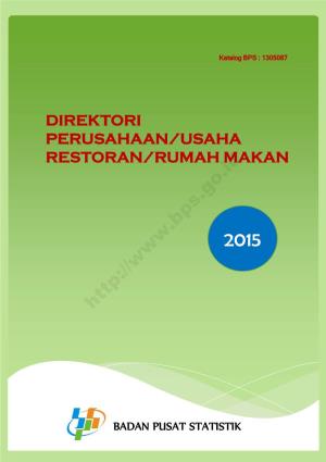 Directory of Company/Business Restaurants 2015