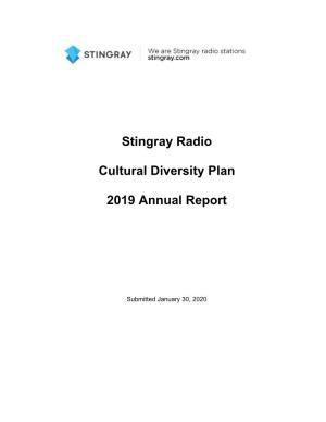 Stingray Radio Cultural Diversity Plan 2019 Annual Report