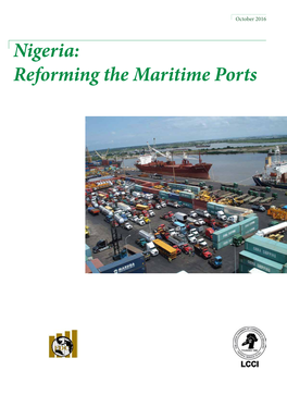 Nigeria: Reforming the Maritime Ports