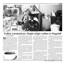 Coffee Comparison: Single Origin Coffee in Flagstaff