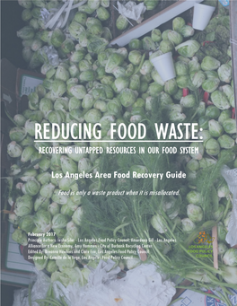 Reducing Food Waste: Recovering Untapped Resources in Our Food System