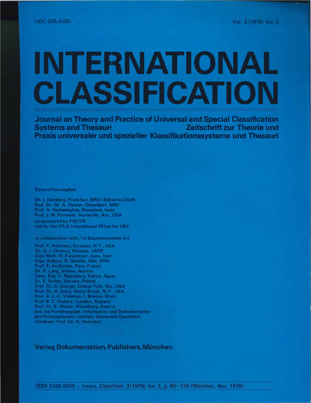 International Classi Fication