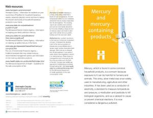 Mercury Information (PDF)