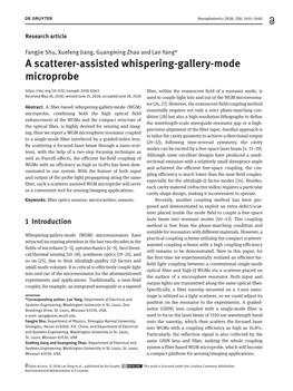 A Scatterer-Assisted Whispering-Gallery-Mode Microprobe